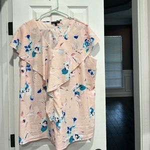 Lane Bryant pale pink blouse size 20